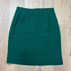 Kasper Petite Emerald Green Pencil Skirt 10P